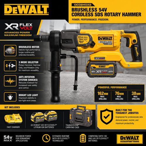 DeWalt Cordless Power DCD240X2 - Complete Kit