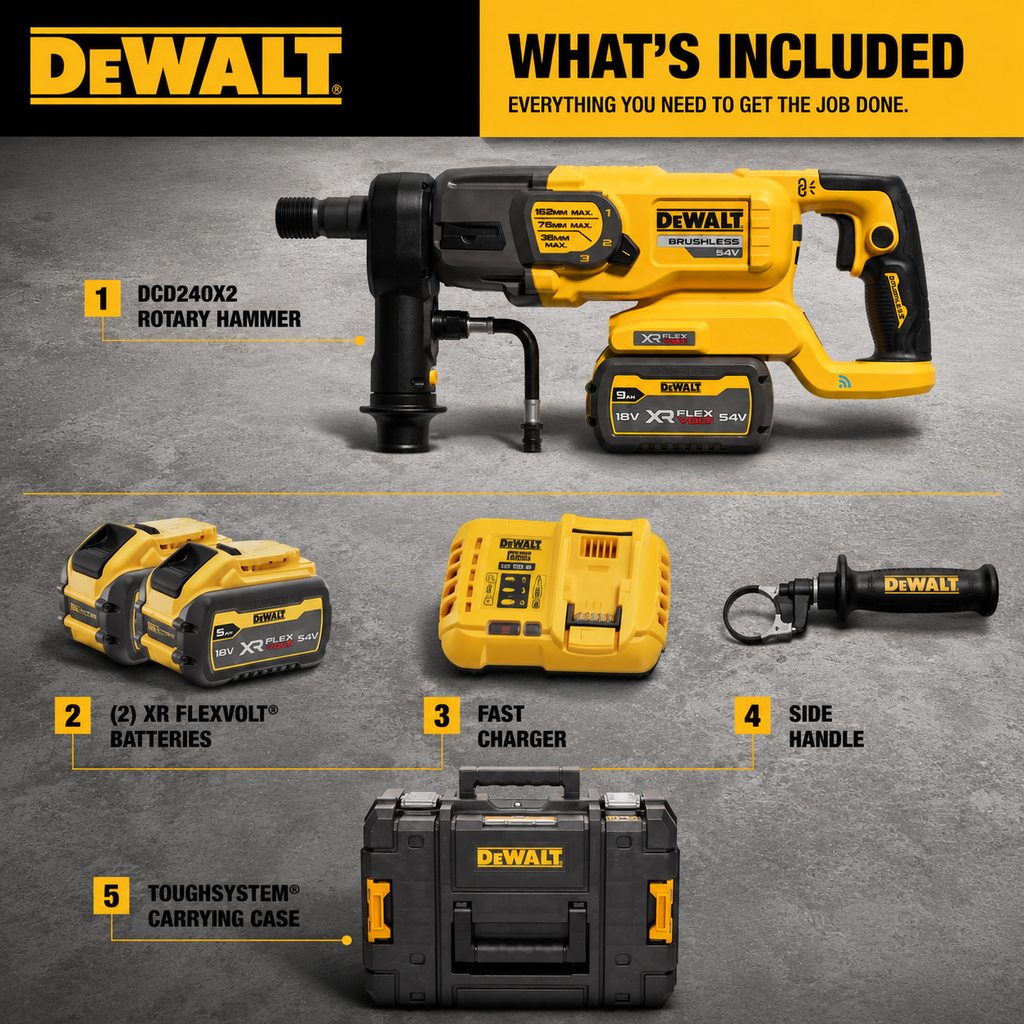 DeWalt Cordless Power DCD240X2 - Complete Kit