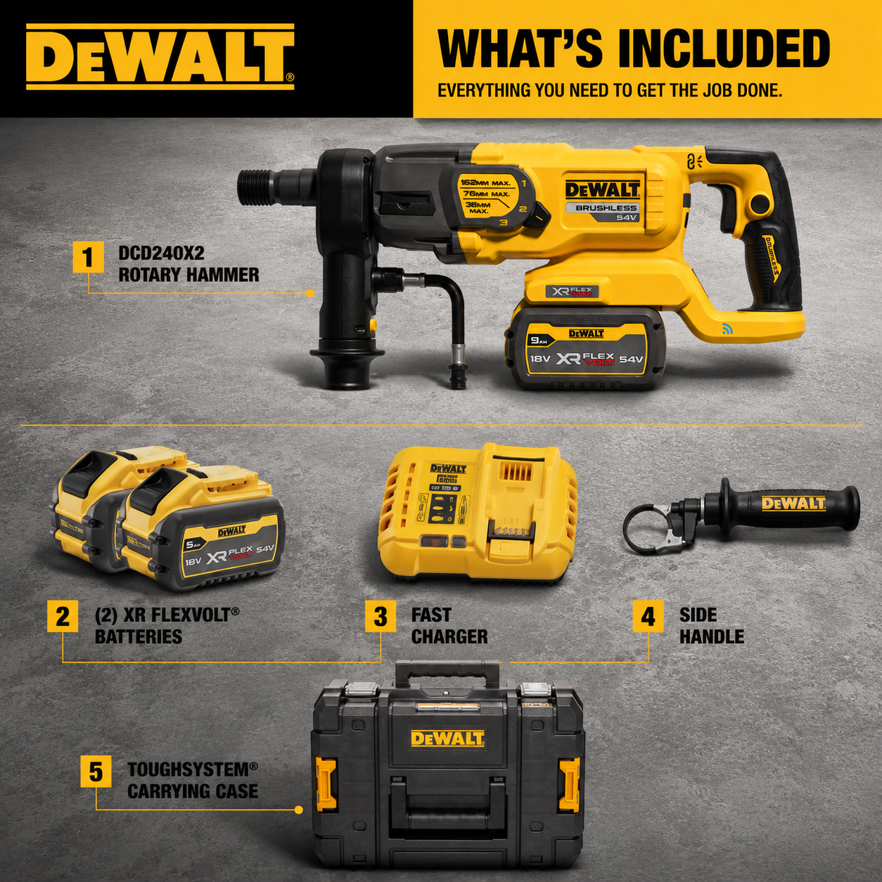 DeWalt Cordless Power DCD240X2 - Complete Kit