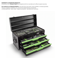 Metal TOOLBOX JBM [143 PIECES] Complete Kit