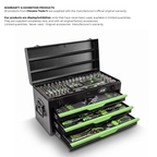 Metal TOOLBOX JBM [143 PIECES] Complete Kit
