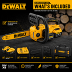 DeWalt Battery Cordless Chainsaw DCMCS565P1-QW | 18V 5Ah – Complete Kit