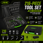 JBM TOOL SET [216 PIECES] HEXAGONAL SOCKETS