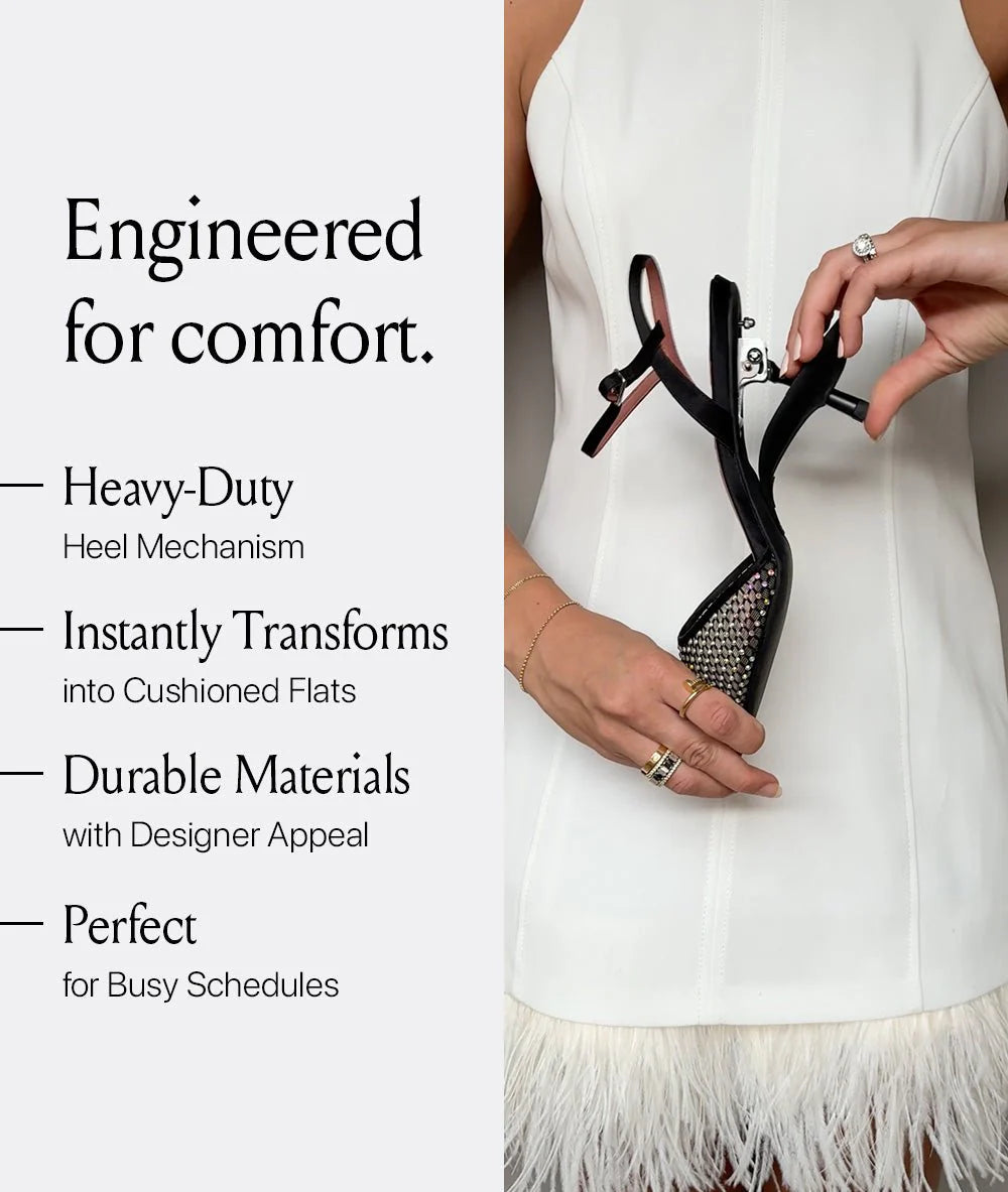 Everyday Heel in Crystal