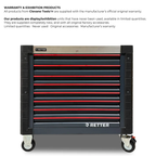 RETTER R12 Tool Trolley – 698-Piece Tool Set, 8 Drawers & Stainless Steel Top