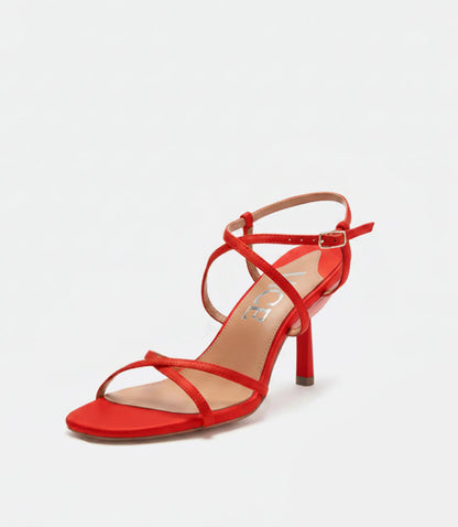 Strappy Sandals in Red